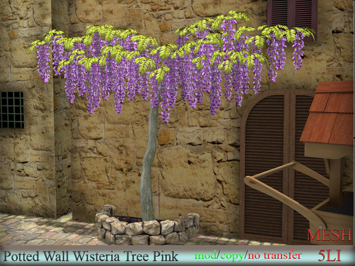EasyDecor Wisteria Wall Tree  Purple BOX