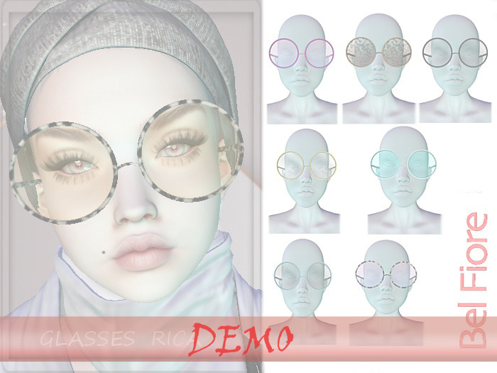 :::BEL FIORE:::RICA -ROUND GLASSES DEMO