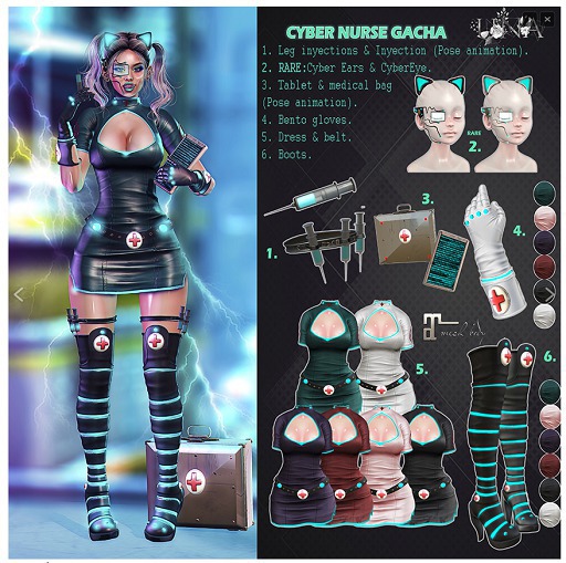 UNA. CyberNurs Boot Blue