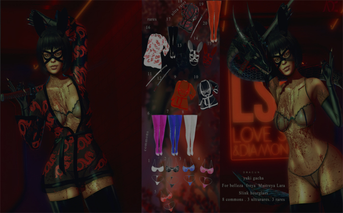 DRAGUN- YUKI BLACK  KATANA COMMON