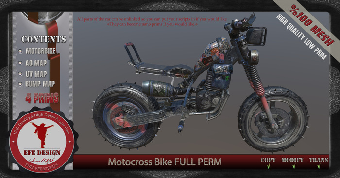Motorcross Bike  Full Permission ADD