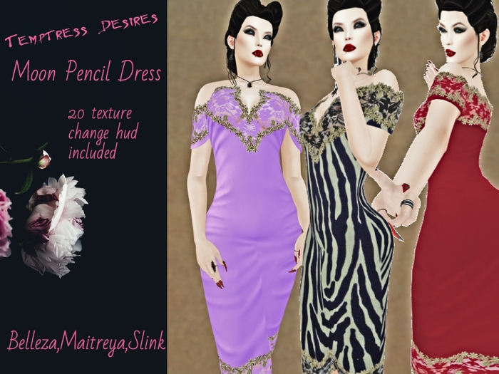 Moon Pencil Dress-Add