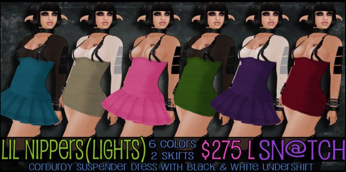 :::Sn@tch Lil Nipper Dress (Lights):::