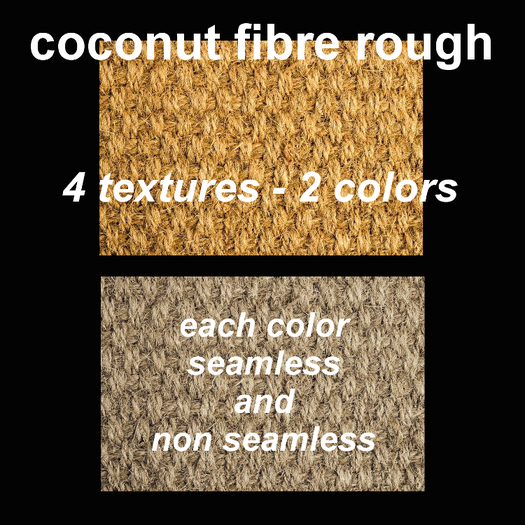 coconut fibre rough textures