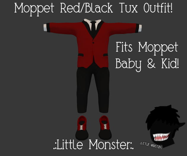 Moppet - Red/Black Tux Outfit - (Boxed)