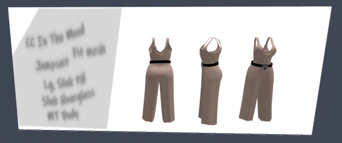 CC In The Mood Jumpsuit/belt boxed