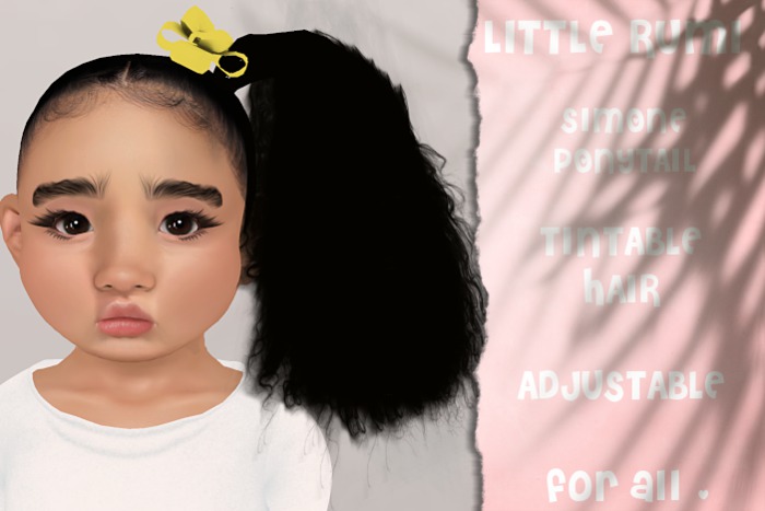 Little Rumi ~ Simone Curly Ponytail