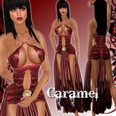 KL  MC CARAMEL-SEXY DRESS- PARTY- WOMENS FANTASY- CASUAL DRESS- GOTHIC DRESS