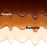 Chocolate, Caramel Drip Cake Texture Seamless CM