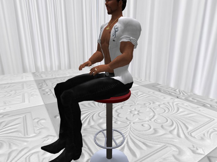 TM Retro Bar Stool with animations