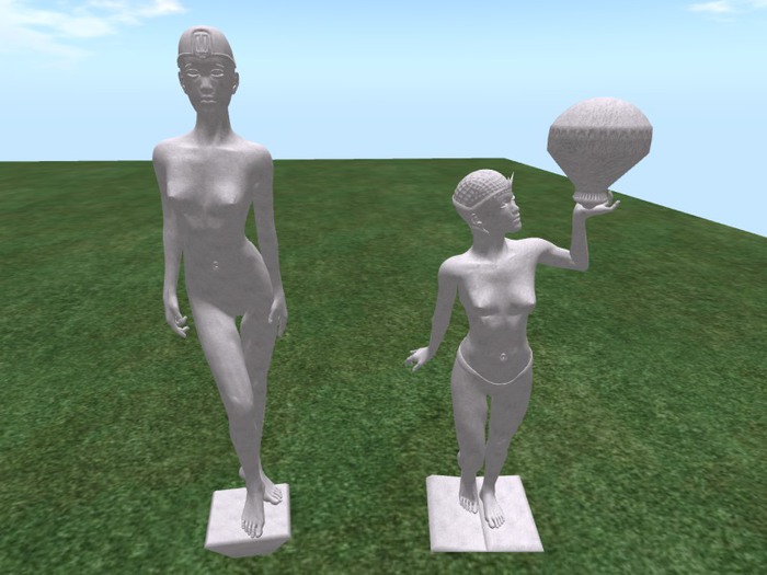 TM Roman Ladies - Statues
