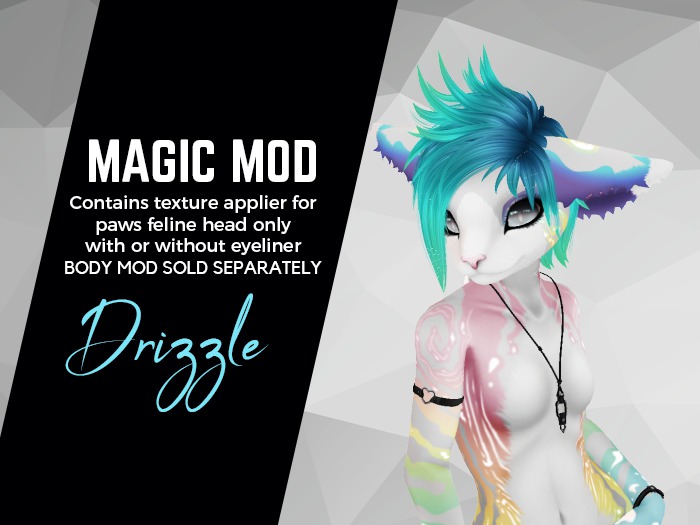Paws Feline Head - Magic Mod: Drizzle (Retired)