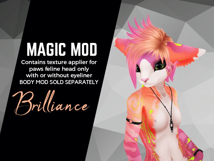 . { f } . PAWS Feline Head: Cabbit 2.0 - Bubblegum