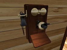TM Antique Wall Phone - Prop