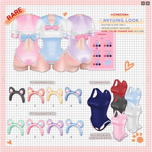 CHACHA. Kkyuing Look / Headband -B / 2