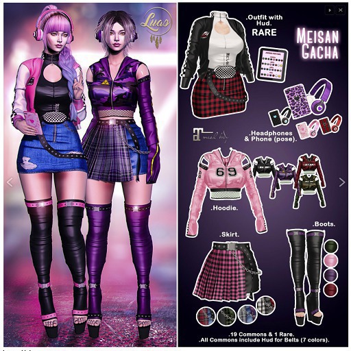 Luas Meisan - (Pink Set)