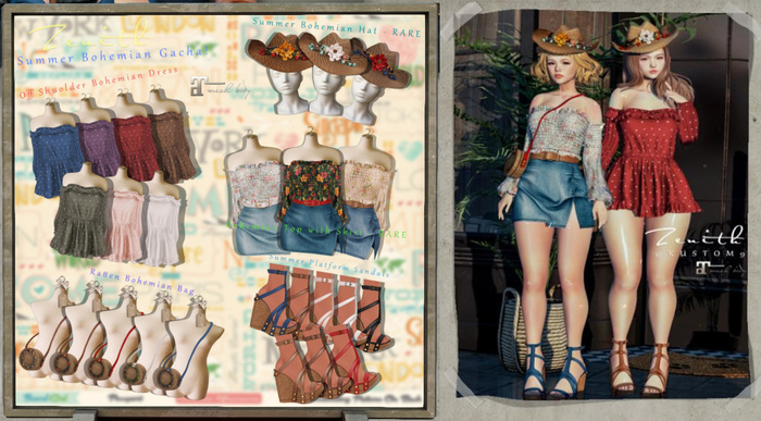 =Zenith=Summer Platform Sandals (Choco) - Lara