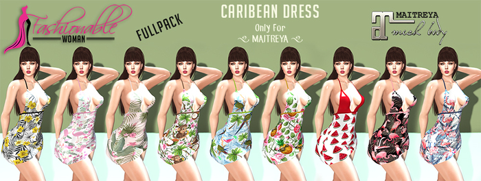 [FASHIONABLE] Caribean Dress Maitreya FULLPACK