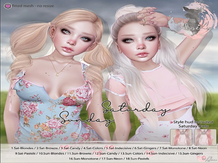 9.Doe: Saturday - Pastels