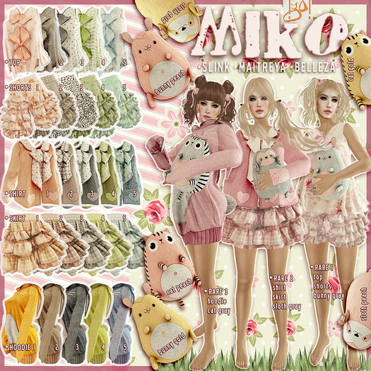 !gO! Miko mascots - gold