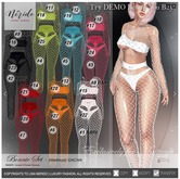 #6~Nerido~ Bonnie Netting Pants(Maitreya)-Orange