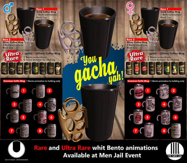 UC - 1 - Coffe Mug - Gold - (M) - [RARE]