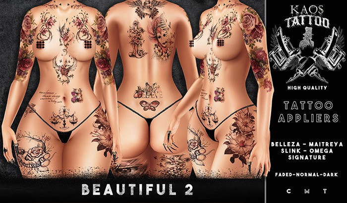 KAOS BEAUTIFUL 2 TATTOO
