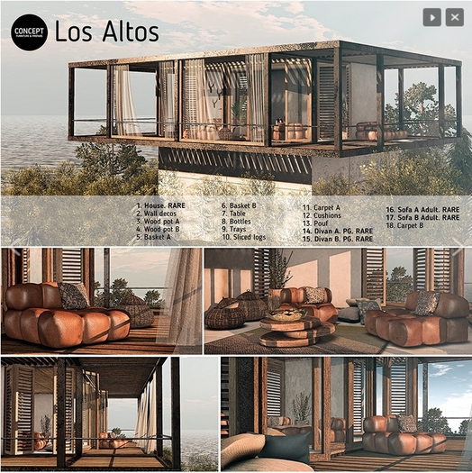 Concept} *12. Los Altos. Cushions
