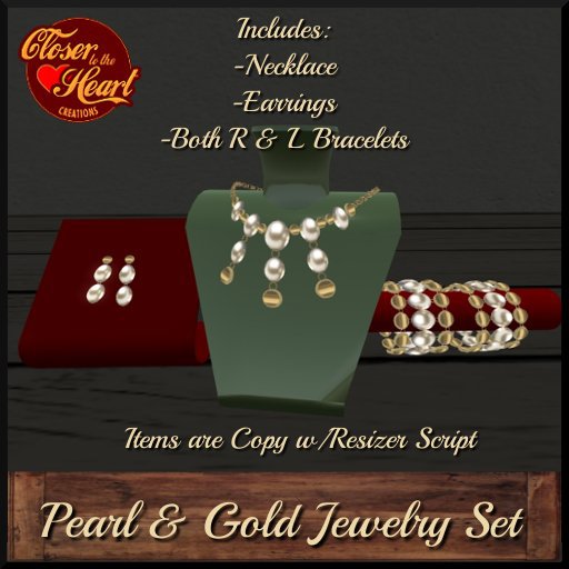 Pearl & Gold Jewelry Set/resizer**