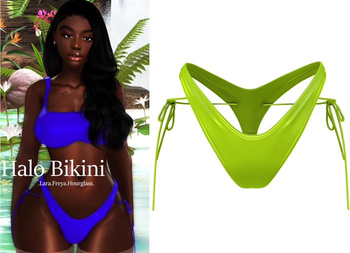{Monarch} Halo Bikini // Briefs // Green