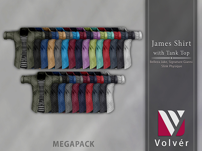 //Volver// James Shirt - Mega Pack [ADD ME]