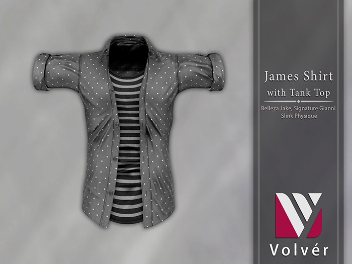 //Volver// James Shirt - Dots Gray