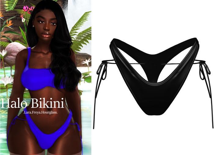 {Monarch} Halo Bikini // Briefs // Black