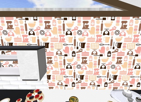 Second Life Marketplace - Baking Wallpaper Texture Seamless CM