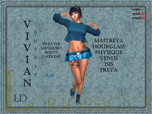 LD Vivian Outfit blue