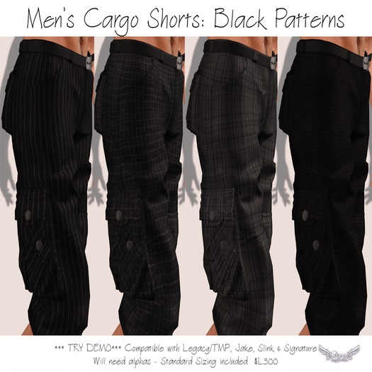 ~*AW*~ Cargos Black Patterns