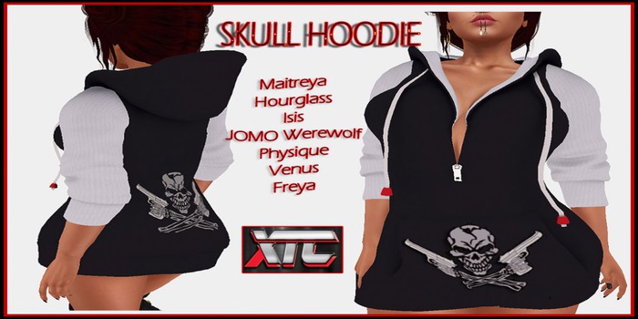XTC Skull Hoodie