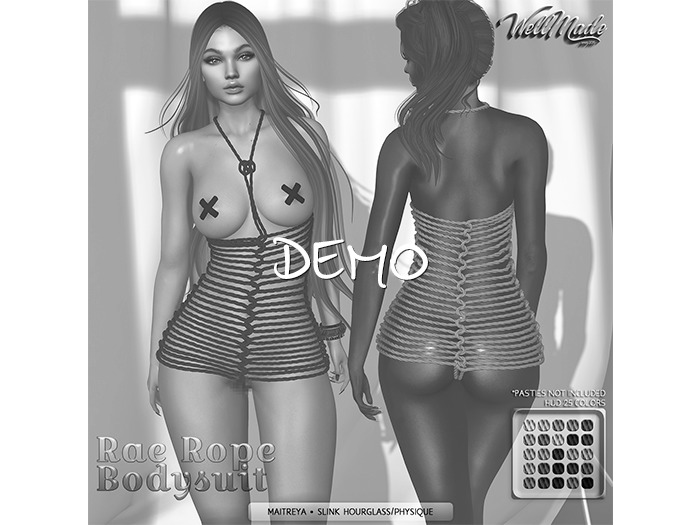 [WellMade] Rae Rope Bodysuit DEMO