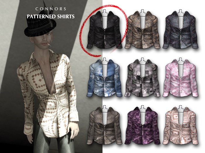 *Connors* PATTERNED SHIRT BRITANNIA