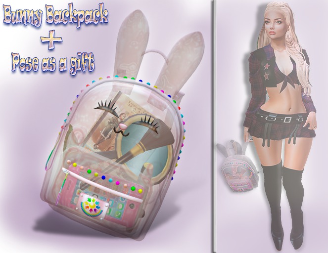 InStyl-Kawaii Bunny Backpack + Pose as a gift