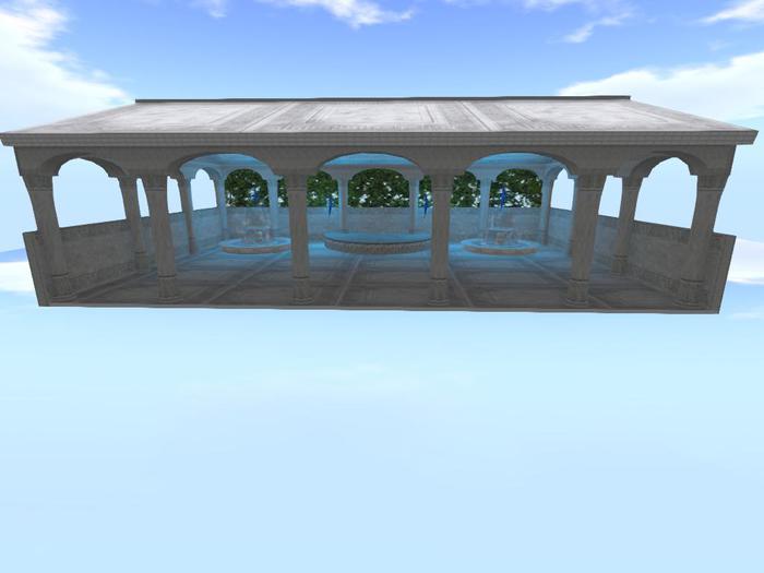 Roman Stage With Animated Water