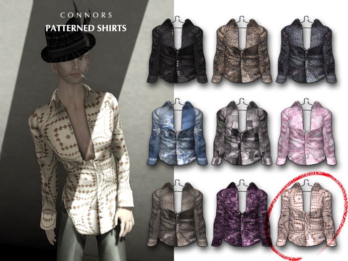 *Connors* PATTERNED SHIRT TRUN