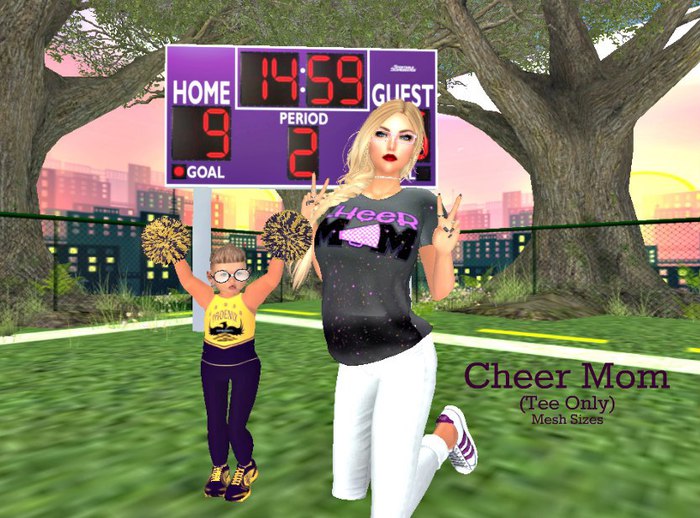 Cheer Mom Tee Shirt (Boxed)