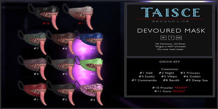 *BOXED* :Taisce: Devoured Mask - #3 Princess COMMON