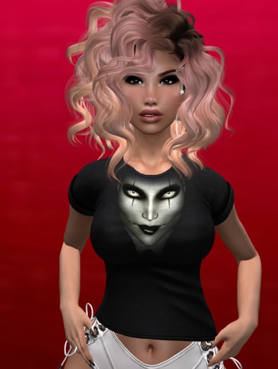 GOTH MIDRIFF TEE (ADD TO UNPACK)