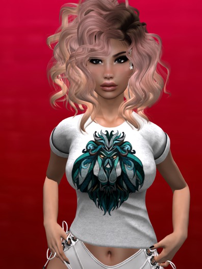 LION MIDRIFF TEE (ADD TO UNPACK)