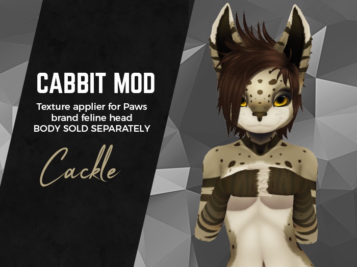 Paws Feline Head Cabbit Applier: Cackle