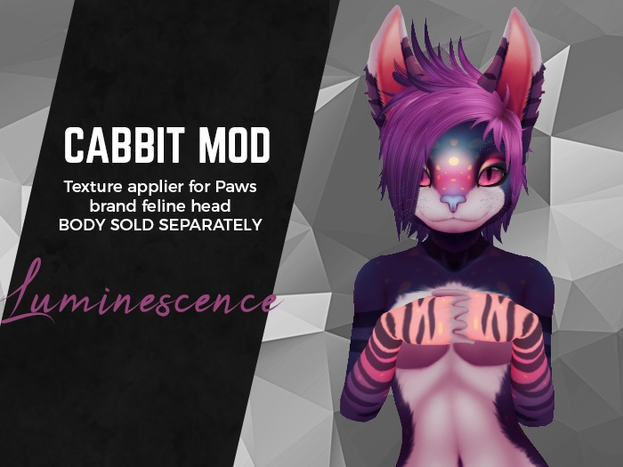 Paws Feline Head - Cabbit: Luminescence (Retired)