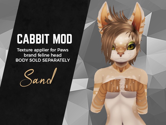 . { f } . PAWS Feline Head: Cabbit 2.0 - Bubblegum