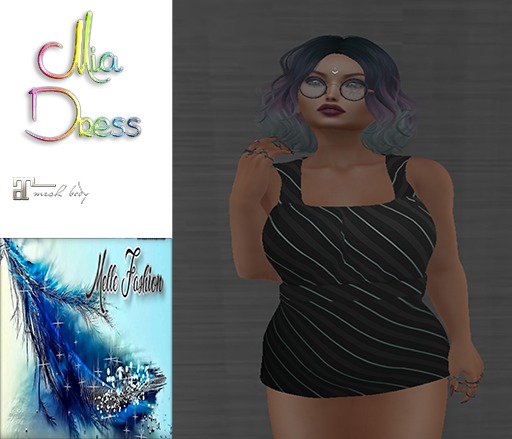 .:M.F:. Mia Dress Stripes